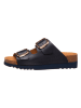 Scholl Leren slippers "Ilary 2 Straps" donkerblauw
