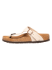 Birkenstock Teenslippers "Gizeh" crème - wijdte N