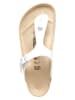 Birkenstock Zehentrenner "Gizeh" in Weiß - Weite N