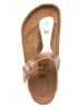 Birkenstock Japonki "Gizeh" w kolorze miedzianym