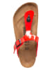 Birkenstock Zehentrenner "Gizeh" in Rot - Weite N