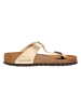 Birkenstock Japonki "Gizeh" w kolorze złotym