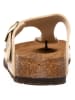Birkenstock Japonki "Gizeh" w kolorze złotym