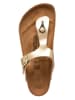 Birkenstock Japonki "Gizeh" w kolorze złotym