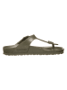 Birkenstock Zehentrener "Gizeh" kaki - wijdte N