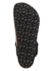 Birkenstock Zehentrenner "Kairo" in Schwarz - Weite N