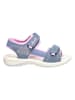 Lurchi Leren sandalen "Fia" blauw/lichtroze