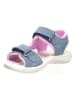 Lurchi Leren sandalen "Fia" blauw/lichtroze
