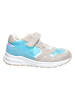 Lurchi Leder-Sneakers "Vio" in Grau/ Hellblau