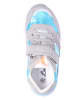 Lurchi Leren sneakers "Vio" grijs/lichtblauw