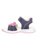 Lurchi Leren sandalen "Diana" donkerblauw/roze