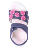 Lurchi Leren sandalen "Diana" donkerblauw/roze
