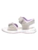 Lurchi Skórzane sandały "Lisa" w kolorze szaro-fioletowym