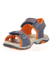 Lurchi Leren sandalen "Buba S" blauw/oranje