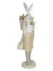 Clayre & Eef Decoratief figuur"Konijn-jongen" crème - (B)11 x (H)37 x (D)10 cm