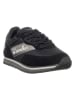 Benetton Sneakersy w kolorze czarno-srebrnym