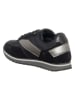 Benetton Sneakersy w kolorze czarno-srebrnym