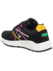 Benetton Sneakers zwart/geel/roze