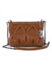 Anna Morellini Leren schoudertas lichtbruin - (B)20 x (H)14 x (D)9 cm