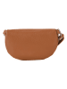 Anna Morellini Leder-Brustbeutel "Berenice" in Hellbraun - (B)25 x (H)14 x (T)1 cm