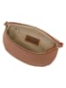 Anna Morellini Leren heuptas "Bernice" lichtbruin - (B)25 x (H)14 x (D)1 cm
