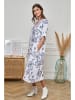 Plume Leinen-Kleid in Weiß