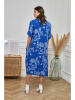 Plume Linnen jurk blauw