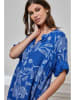Plume Linnen jurk blauw