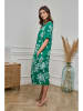 Plume Linnen jurk groen