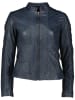 7eleven Lederjacke "Begona" in Dunkelblau