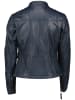 7eleven Lederjacke "Begona" in Dunkelblau