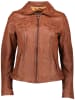 7eleven Lederjacke "Brest" in Hellbraun