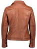 7eleven Lederjacke "Brest" in Hellbraun
