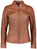 7eleven Lederjacke "Flaviana" in Hellbraun