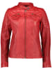 7eleven Skórzana kurtka "Lanova" w kolorze czerwonym