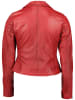 7eleven Skórzana kurtka "Rovi" w kolorze czerwonym