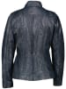 7eleven Lederjacke "Salome" in Dunkelblau