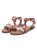 Xti Sandały w kolorze jasnobrązowym
