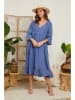 Lin Passion Leinen-Kleid in Blau