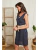 Lin Passion Leinen-Kleid in Dunkelblau