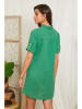 Lin Passion Lniana sukienka w kolorze zielonym