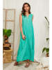Lin Passion Linnen jurk turquoise