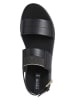 Geox Leder-Sandalen "Dandra" in Schwarz