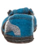 kitz-pichler Pantoffels "Wolf" blauw