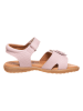 lamino Skórzane sandały w kolorze jasnoróżowym
