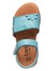 lamino Skórzane sandały w kolorze turkusowym