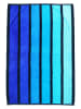 Le Comptoir de la Plage Strandlaken "Tangua - Happy" blauw/lichtblauw - (L)180 x (B)140 cm