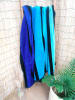 Le Comptoir de la Plage Strandtuch "Tangua - Happy" in Blau/ Hellblau - (L)180 x (B)140 cm