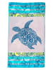 Le Comptoir de la Plage Ręcznik plażowy "Wakama - Playamar" w kolorze szaro-błękitnym - 175 x 100 cm