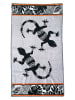 Le Comptoir de la Plage Strandtuch "Wakama - Eldorado" in Grau/ Schwarz - (L)175 x (B)100 cm